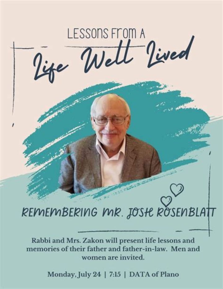 Lessons From A Life Well-Lived